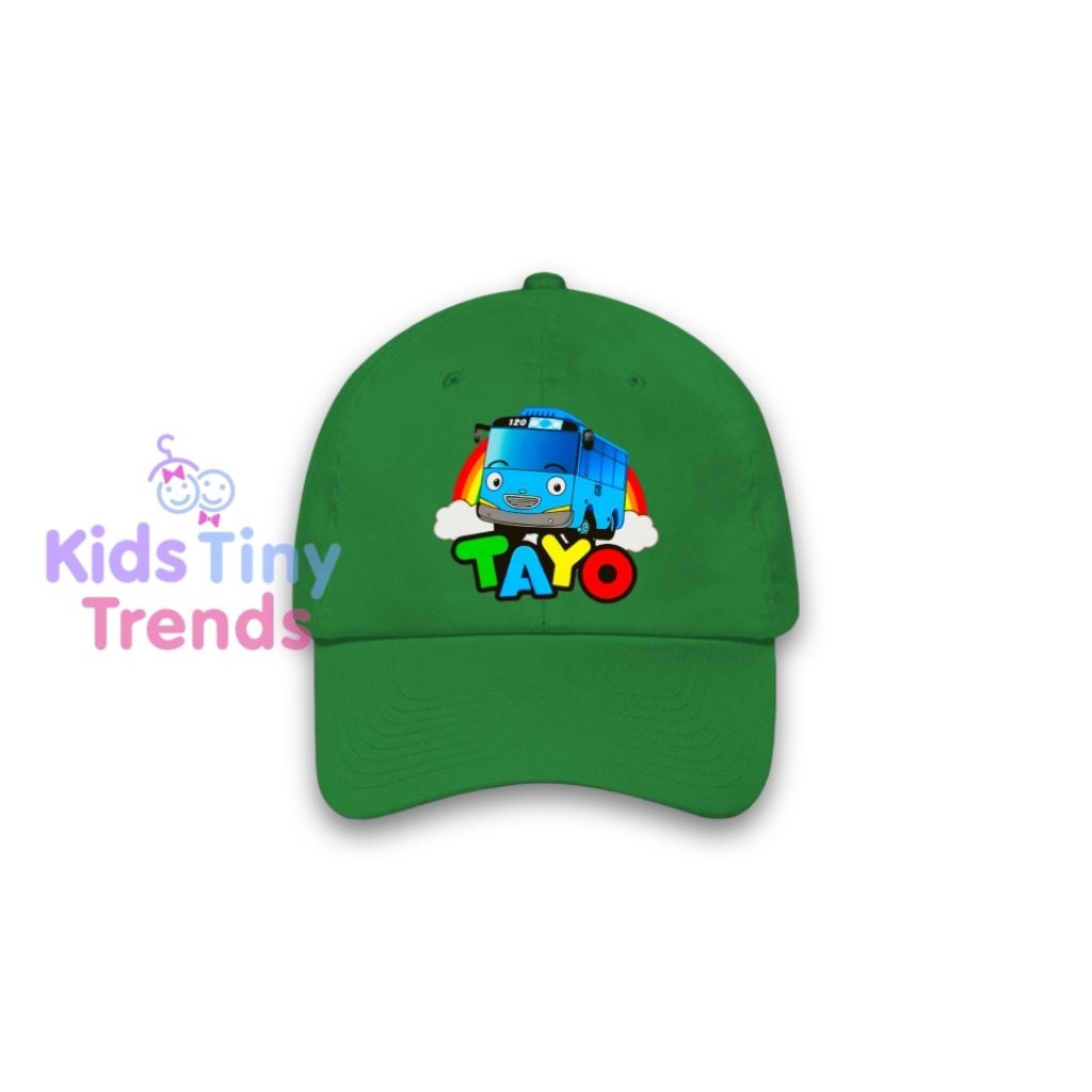 TOPI ANAK BASEBALL MOTIF SABLON GAMBAR TAYO AKSESORIS FASHION UNISEX LAKI LAKI DAN PEREMPUAN VIRAL P