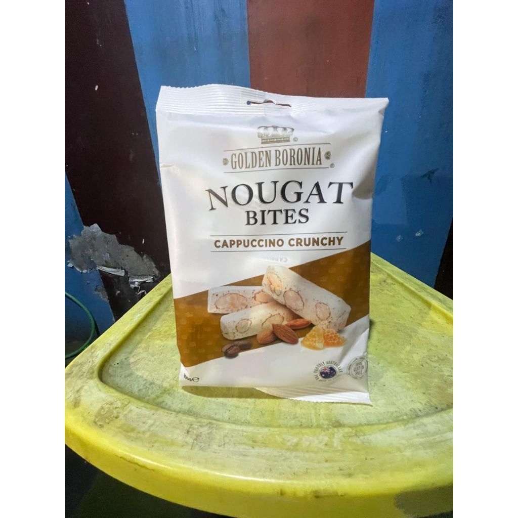 Golden Boronia Nougat Bites Cappucino Crunchy 100gr
