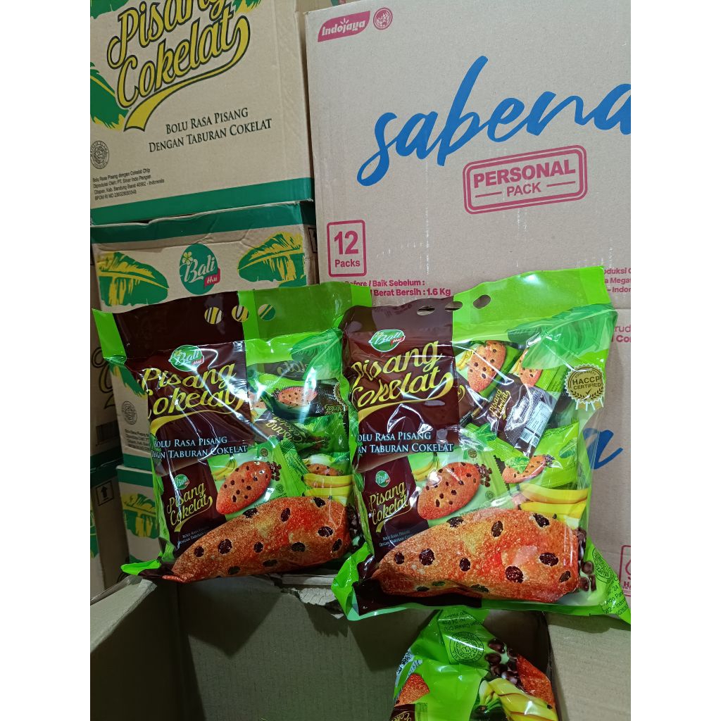Balihai pisang coklat isi 6 pack x 24pcs