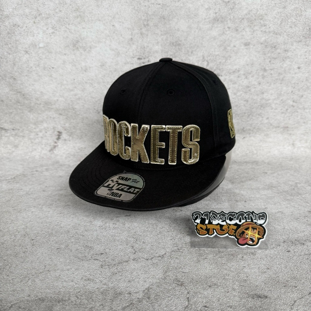 Topi NBA x Hyflat Rockets Hitam Anak Second