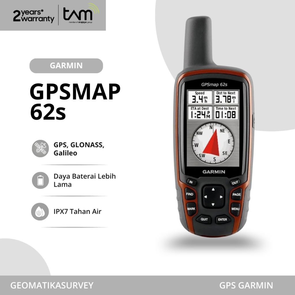 Gps Garmin 62s Bekas Lengkap / Gps Garmin 62 Bekas Fullset