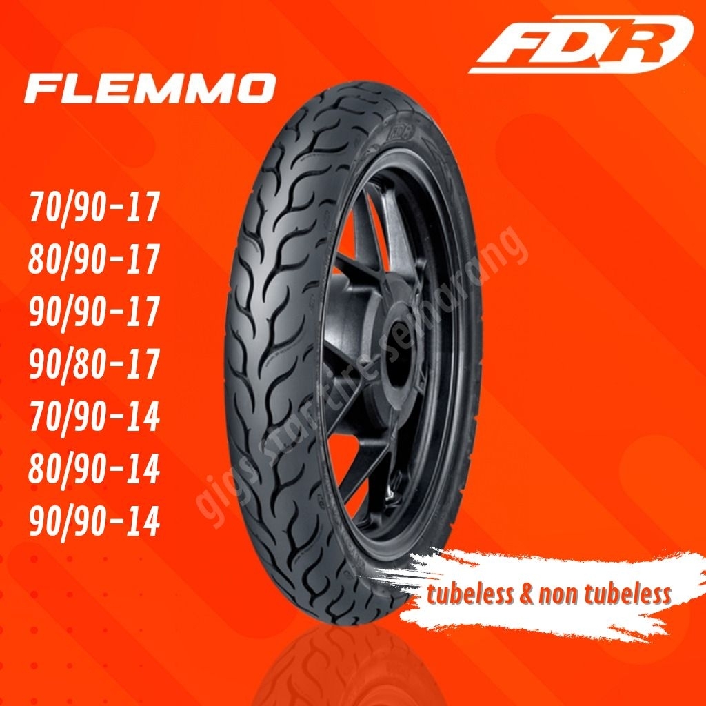 FDR Flemmo 70/90, 80/90, 90/80 Ring 17 Tubeless & Tubetype