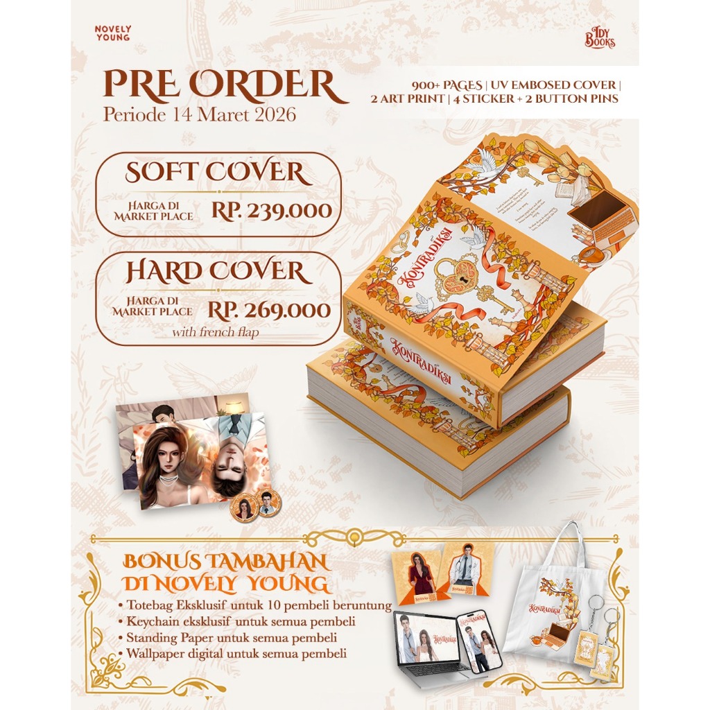 Novel Kontradiksi - Idybooks - Gratis Biaya Packing