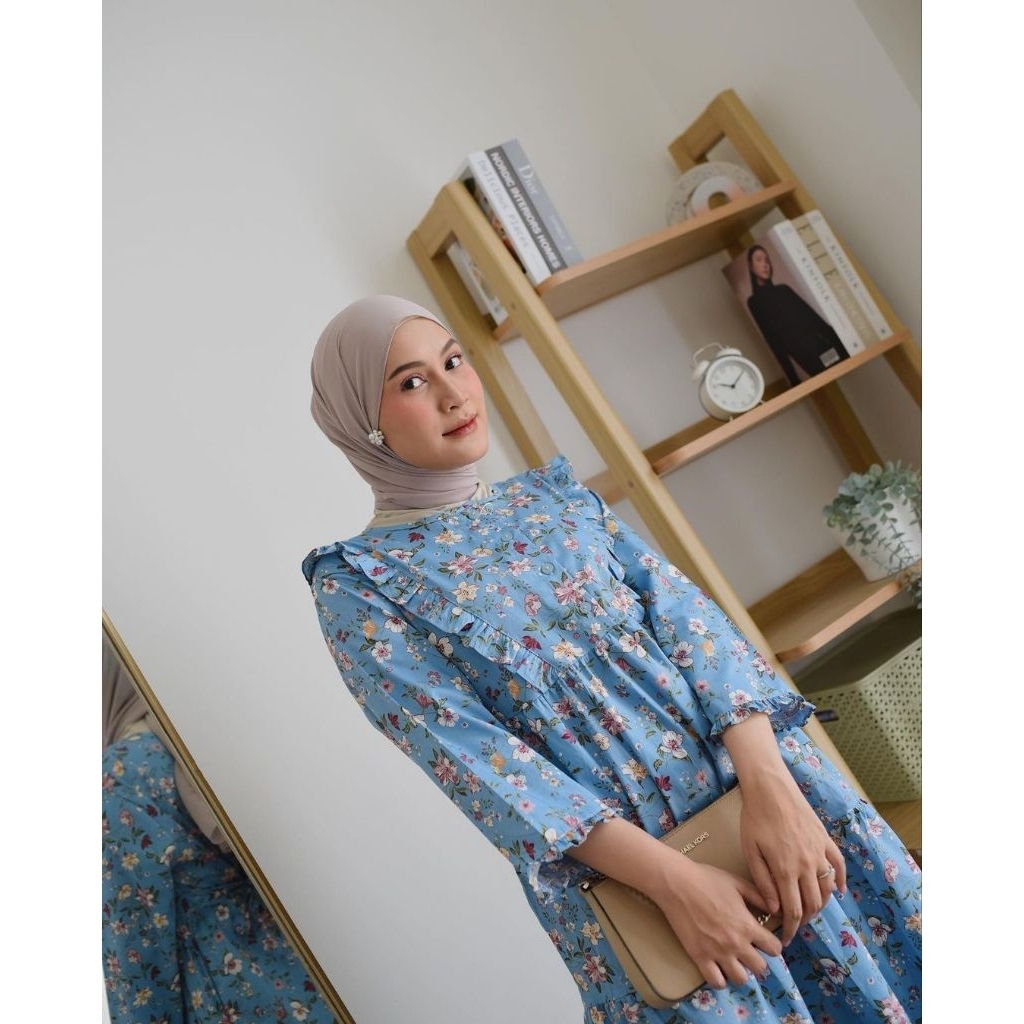 Gamis Sunly Geber 2 sisi Tangan 3/4 uk 18-24