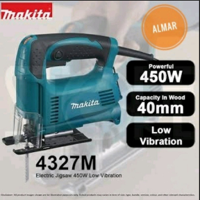 MAKITA BONUS T-SHIRT MESIN JIGSAW MAKITA 4327M ORI / MESIN JIGSAW 450W MAKITA ORI