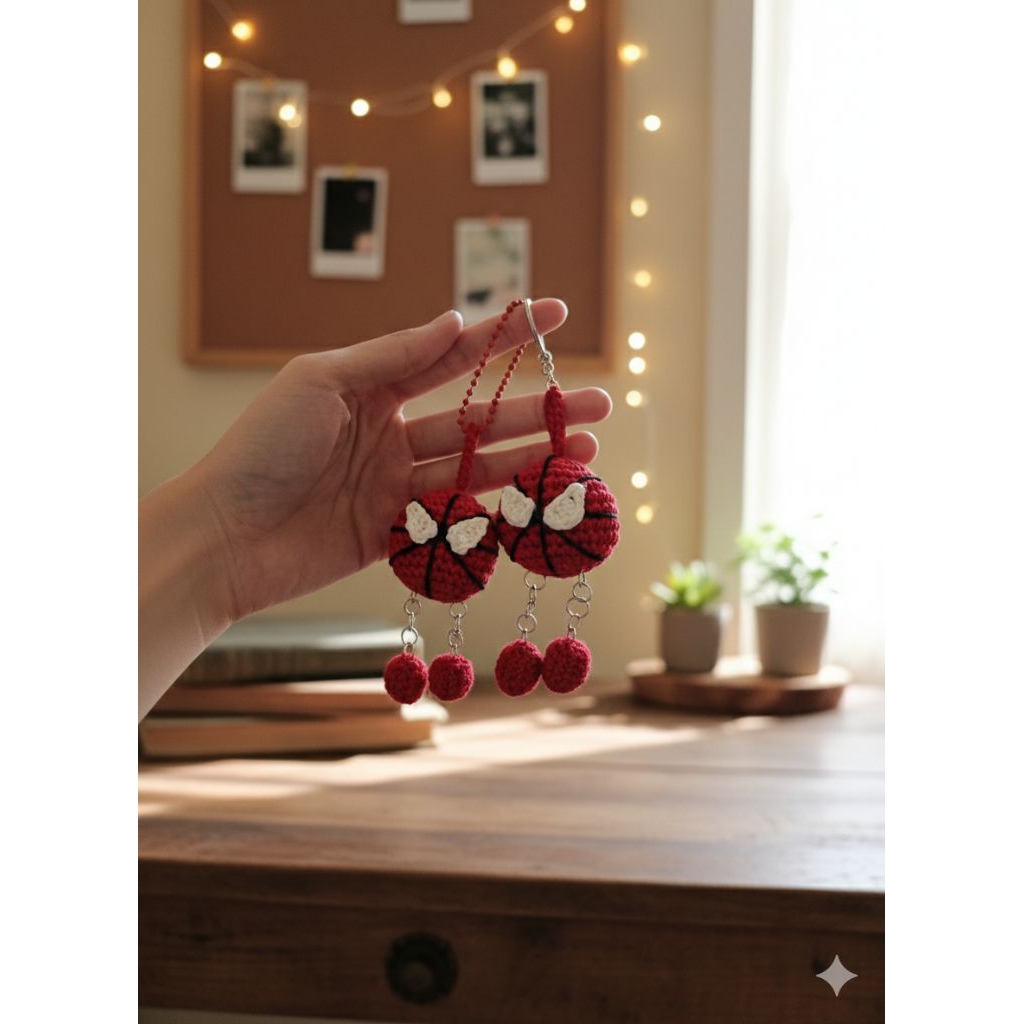 Keychain Amigurumi Spiderman