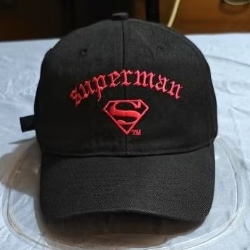 Topi SUPERMAN, CAP OSFM, OFFICIAL TAG JUSTICE LEAGUE DC COMICS.