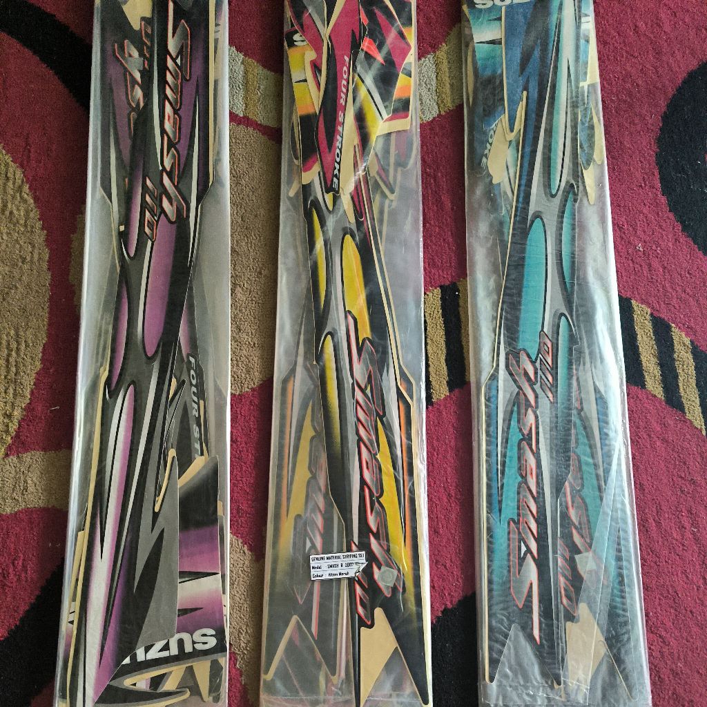 Striping/Lis Body Suzuki Smash R 2007 – Stiker Body Smash R 1 Set Lengkap