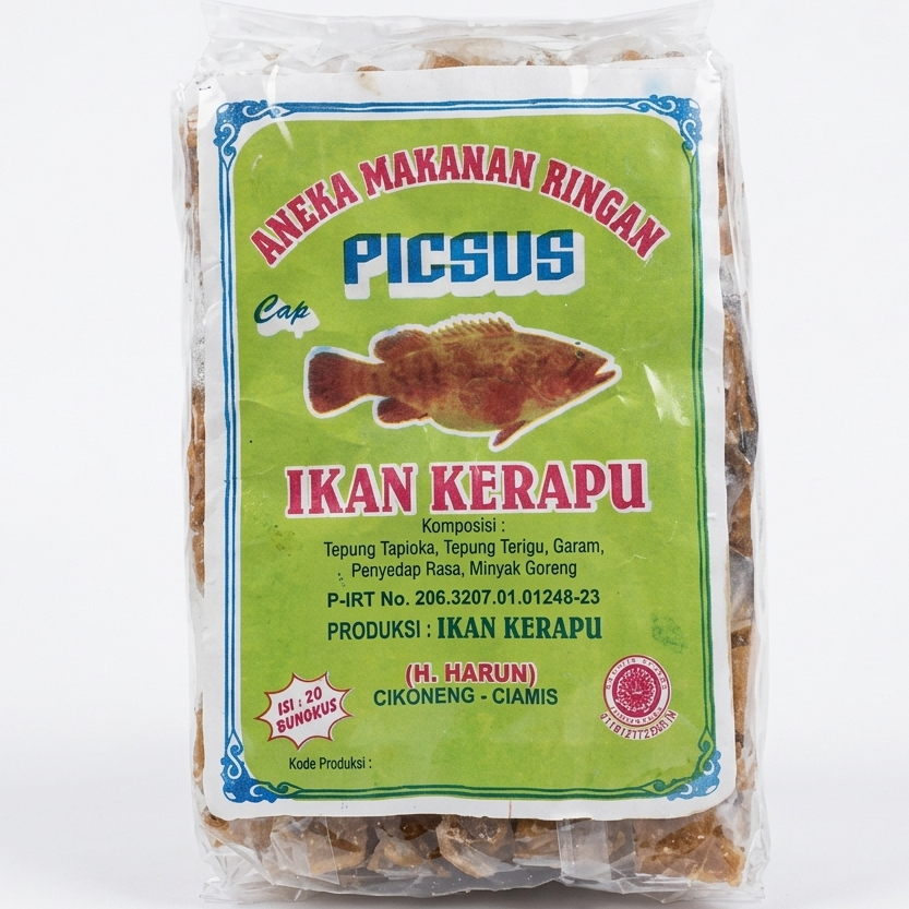 PICSUS IKAN KERAPU | 1PAK ISI 20