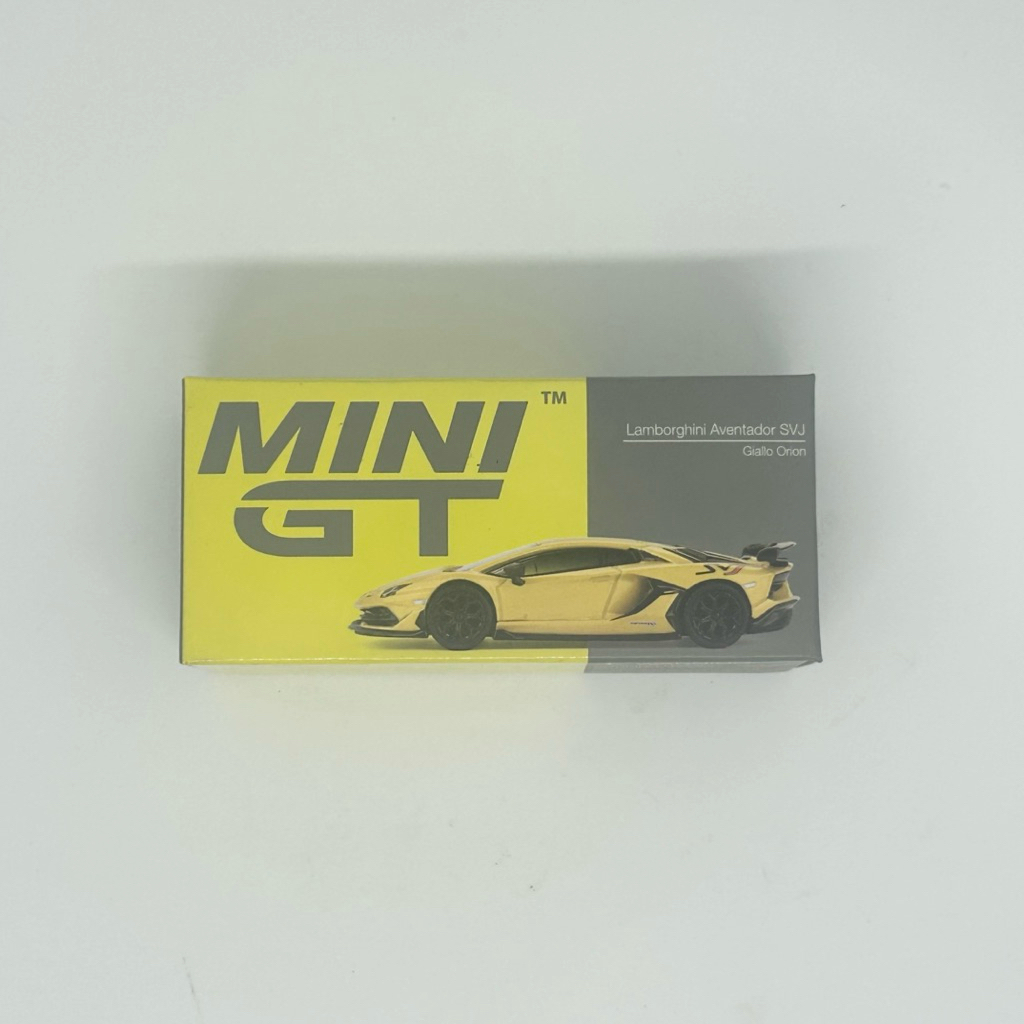 Mini GT Lamborghini Aventador SVJ Giallo Orion Unsealed