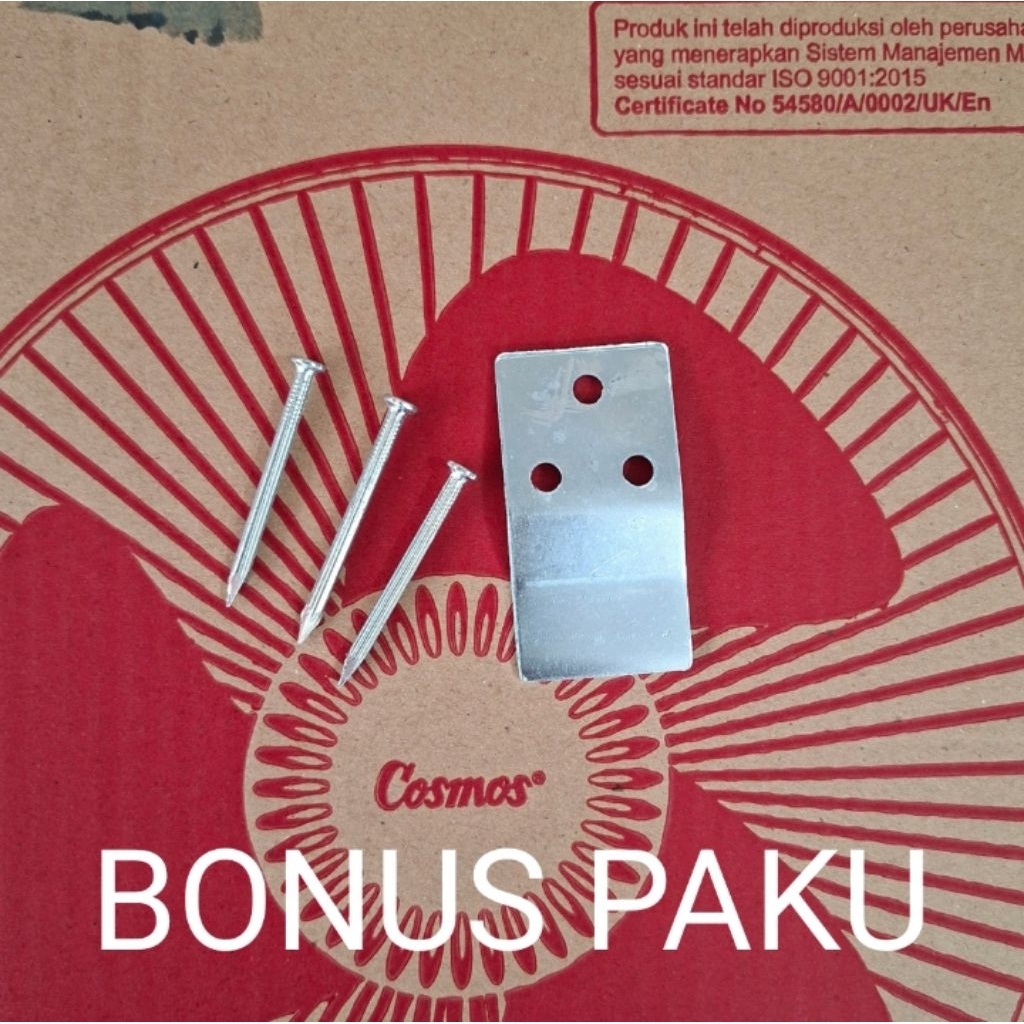 Bracket Cosmos/Cantolan Hanger/Gantungan Kipas/Breket Cosmos bonus paku