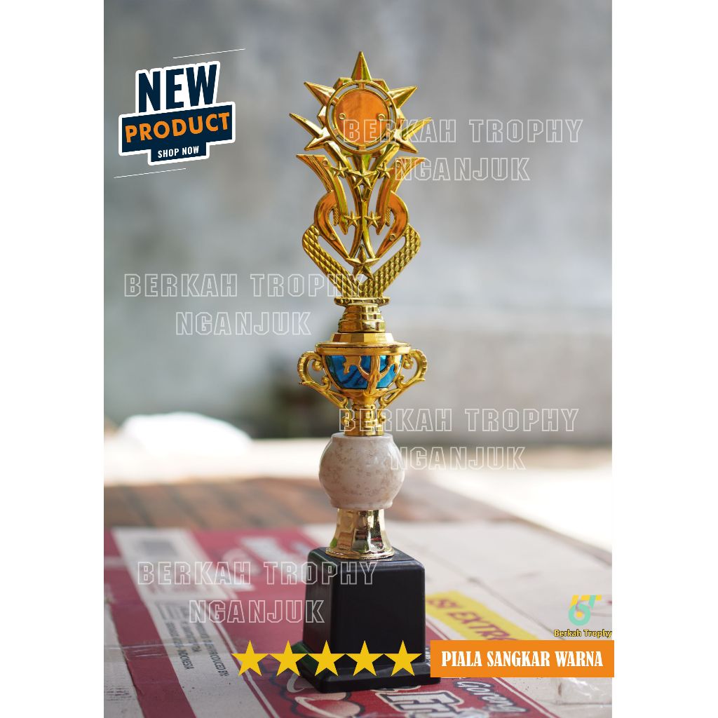 PIALA SATUAN SEALER MARMER BOLA KOMBINASI SANGKAR FIGUR B73 NEW / F. JB