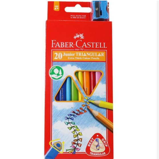 Faber-Castell Pensil Warna Triangular 20W 116538