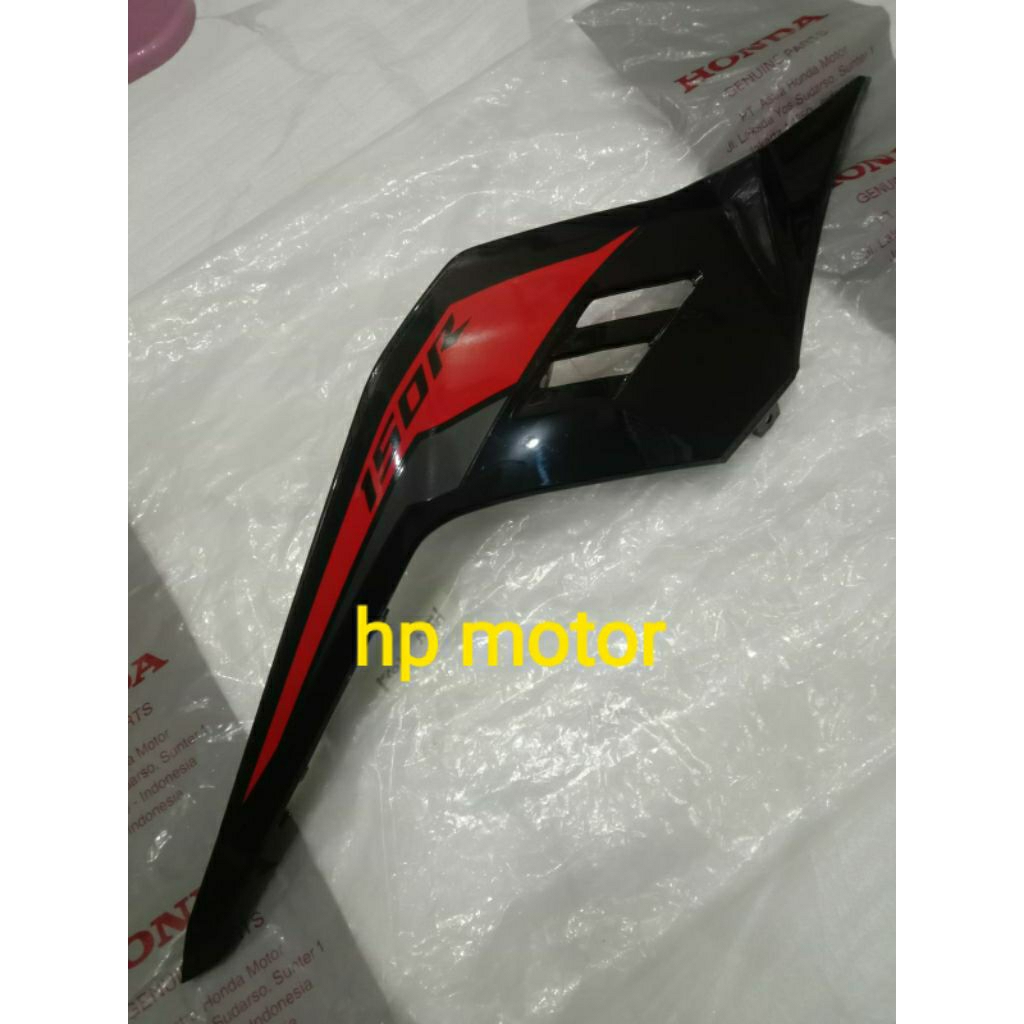 COVER BODY BELAKANG CBR150 CBR150R K45R HITAM GLOSSY SET STICKER ORIGINAL