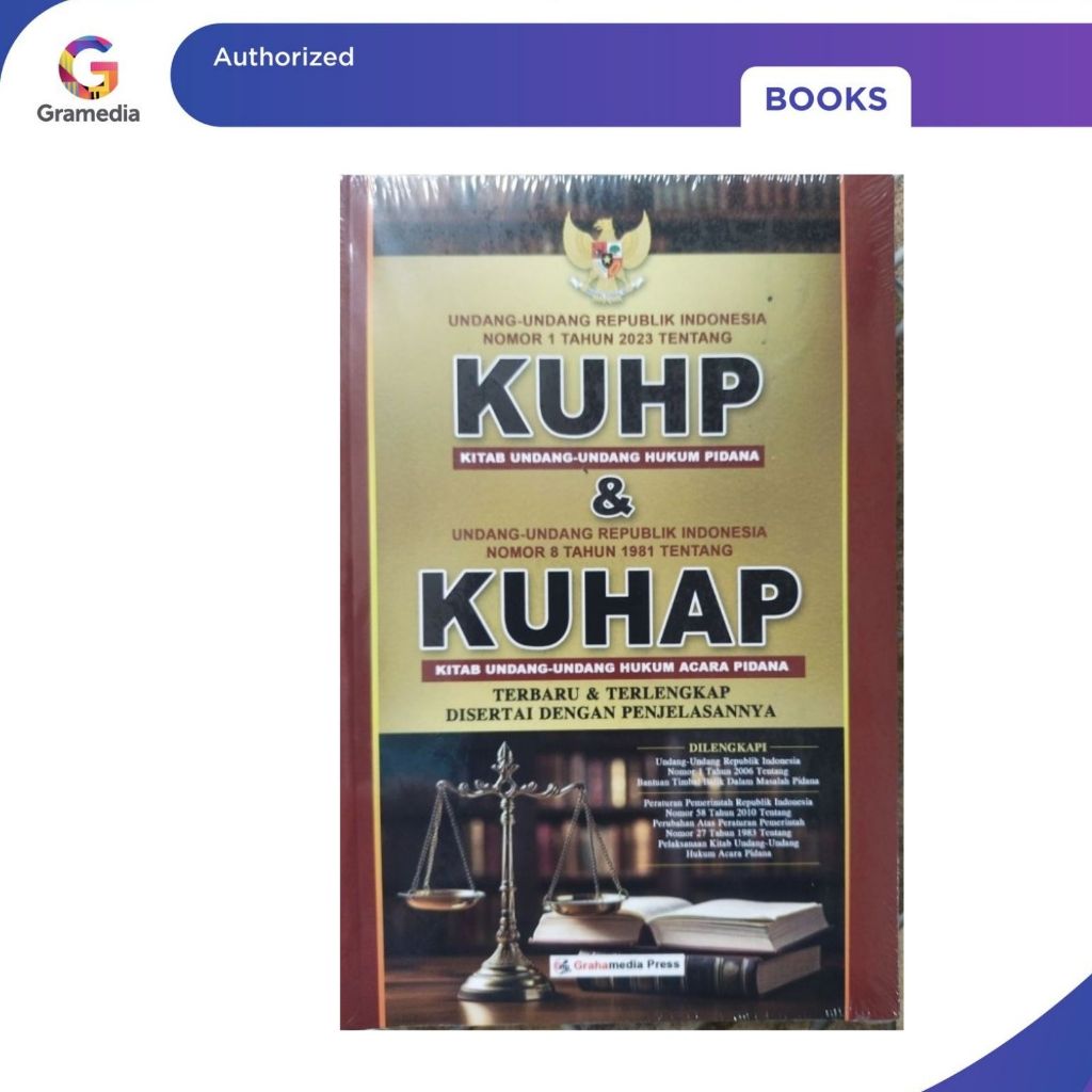 Gramedia Pekanbaru - KUHP & KUHAP GRAHAMEDIA PRESS SC