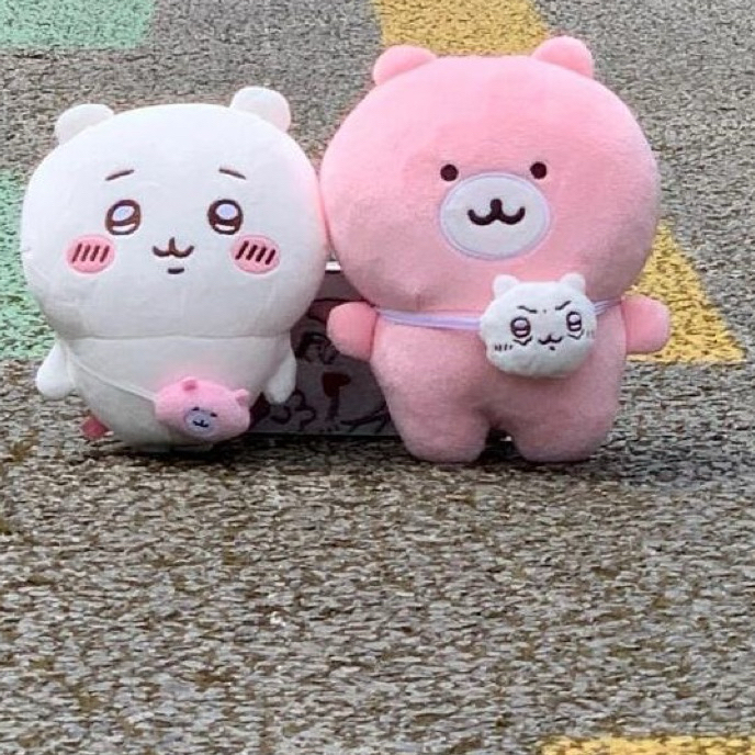 [PREORDER] Boneka Beruang Pink Lucu 20CM – Boneka Imut Karakter Unik Kaki Kecil