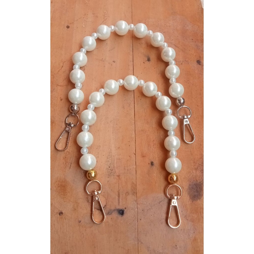 strap tas mutiara 18*8 panjang 37 cm harga untuk /pcs