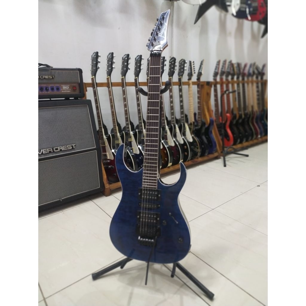 Gitar Elektrik Ibanez Premium Biru