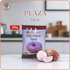 [METTA] pekanbaru/PLAZA GLAZE Toping Roti Donat Rasa Taro 200gr Super Ekonomis Anak-Anak