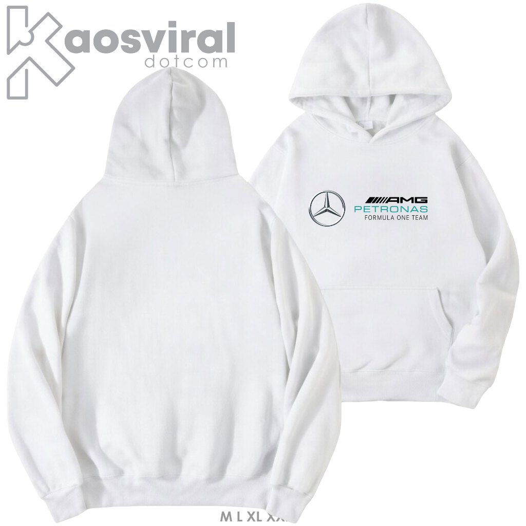 KAOSVIRALDOTCOM JACKET HOODIE OTOMOTIF AMG PETRONAS // HOODIE UNISEX PRIA WANITA DEWASA // FLEECE 24