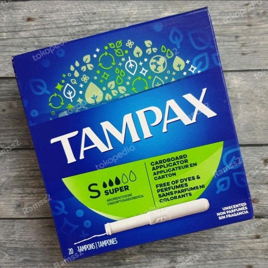 Tampax Tampon Super Pembalut Whisper USA Singapore