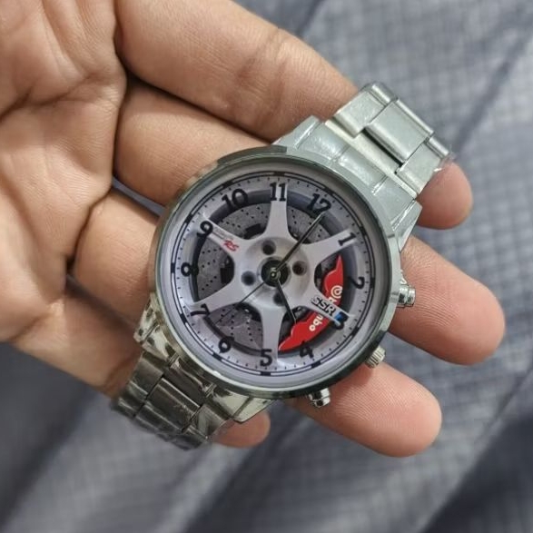 Jam tangan pria Model Velg Mobil
