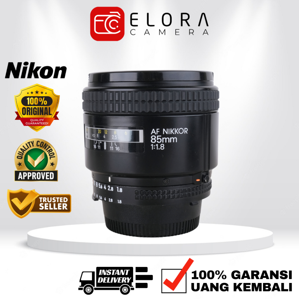 Nikon AFD 85mm F1.8 / Lensa Nikon AF 85 mm F 1.8 D Nikkor
