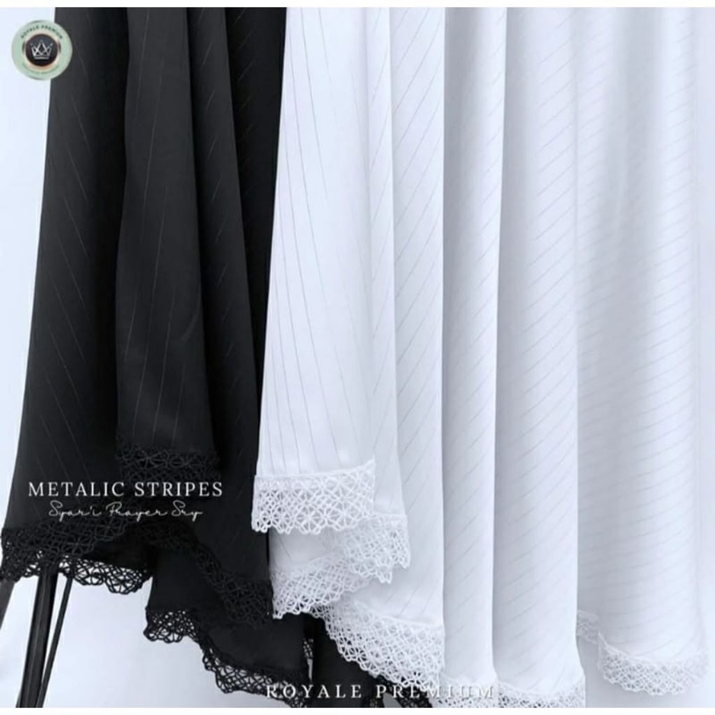 MUKENA SILK ROYALE/MUKENA ROYALE PREMIUM/MUKENA SILK ADEM/MUKENA ROYALE METALIC STRIPES/
