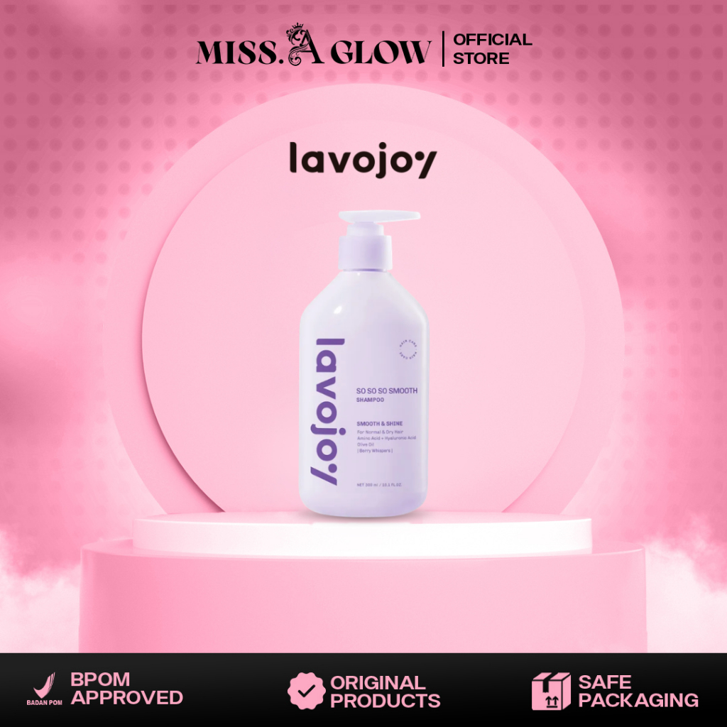 LAVOJOY Shampoo 300ml - Melembutkan, Mengurangi Kusut, Mengkilaukan Rambut