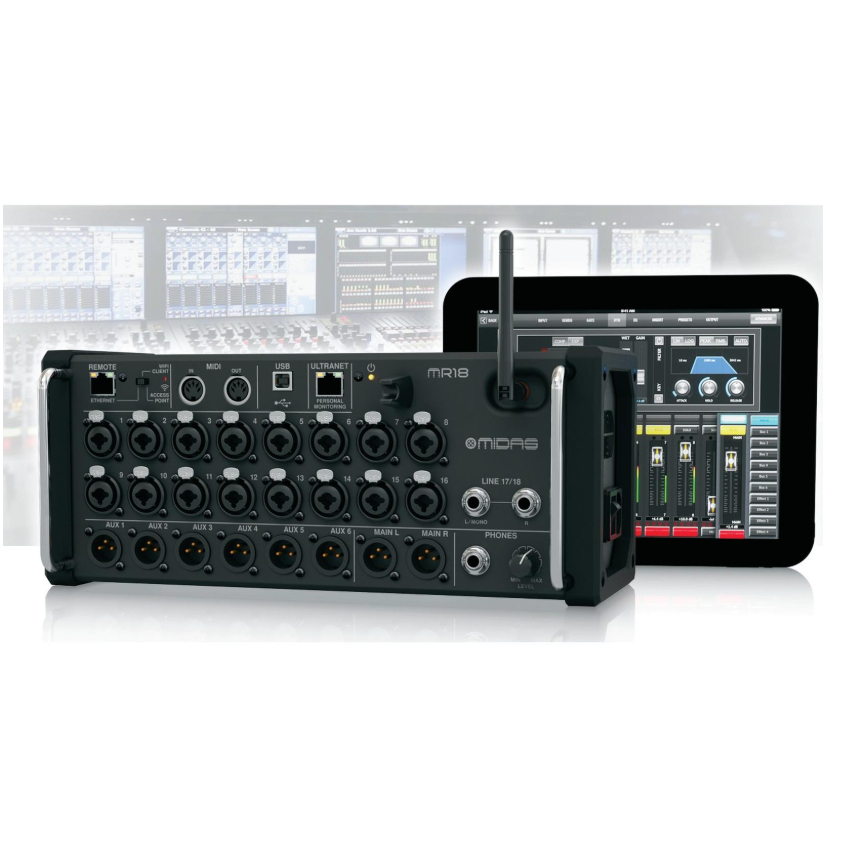 Mixer MIDAS MR18 / MR 18 – Mixer Digital Original