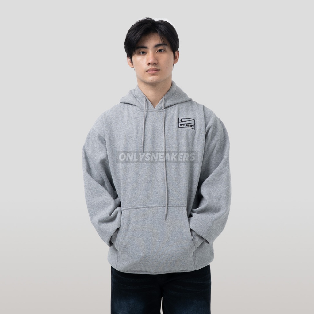 NIKE X STUSSY WASH DARK GREY HOODIE