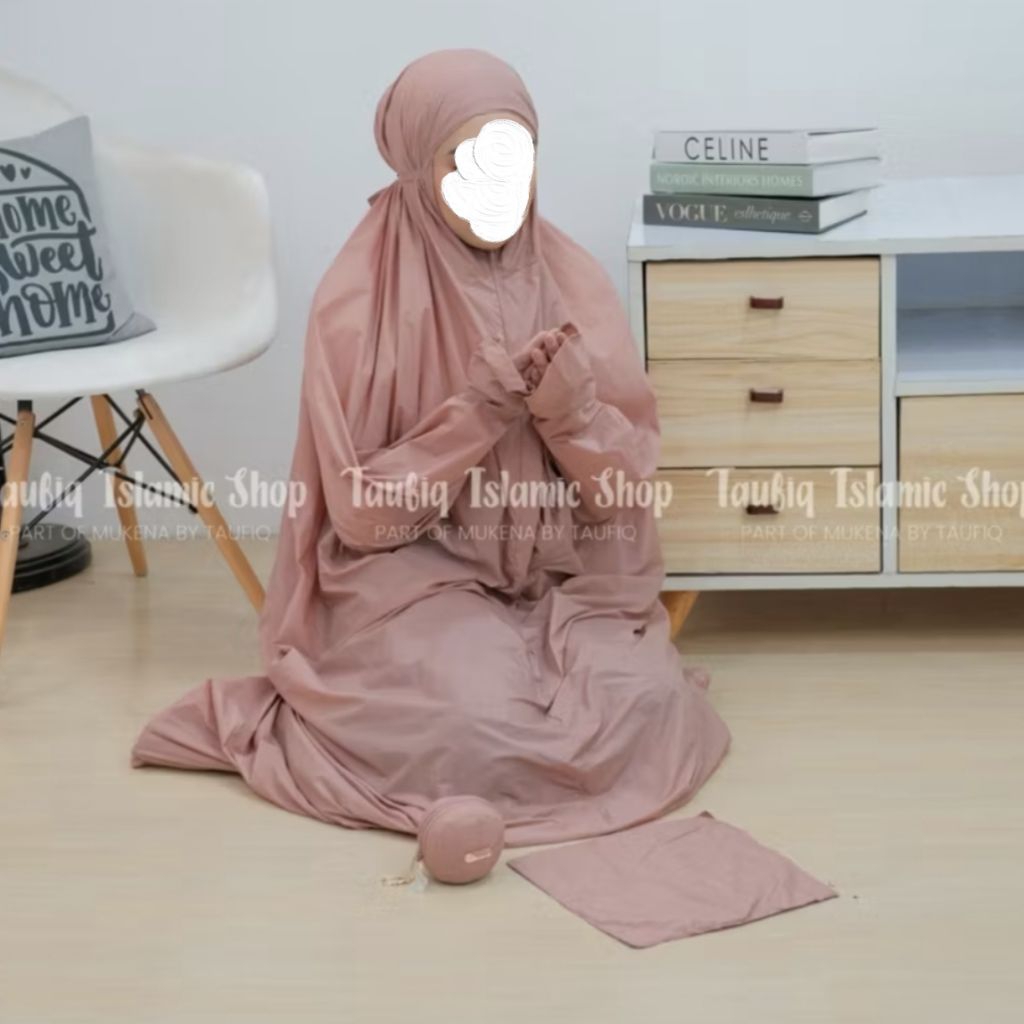 Mukena By Taufiq - Mukena Parasut Terusan Travel Mini