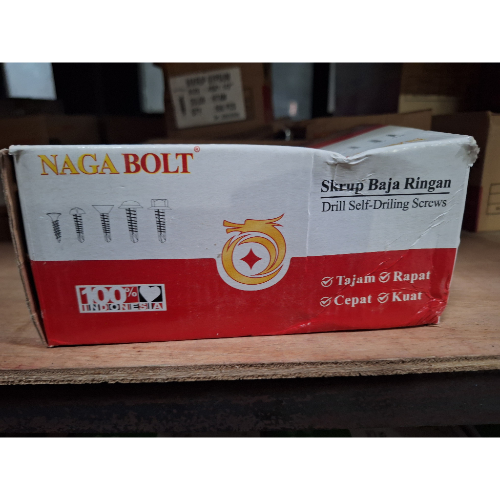 SEKRUP BAUT ROOFING NAGABOLT 10X16 BAUT TASO BIJIAN