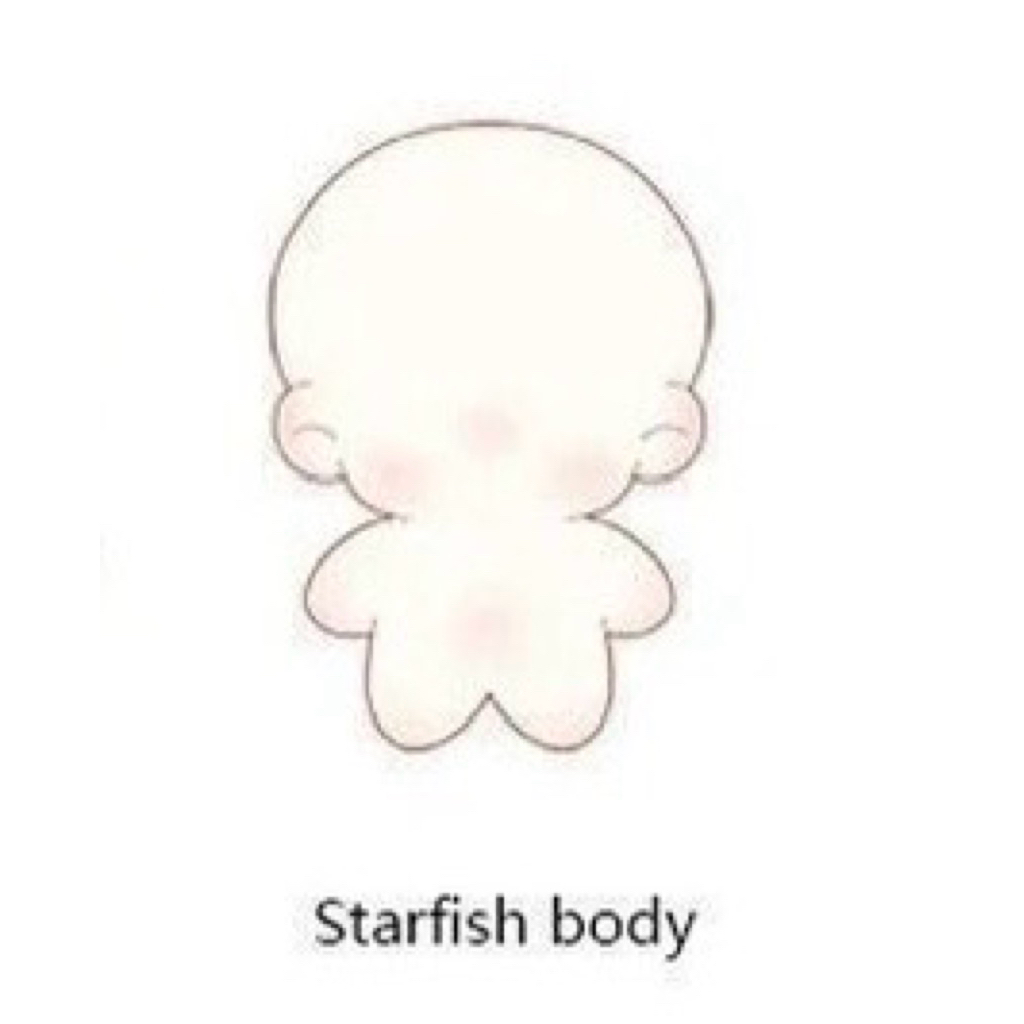 [CUSTOM] Boneka Plushie 10cm Star Body - Custom Doll Fanmerch Handmade