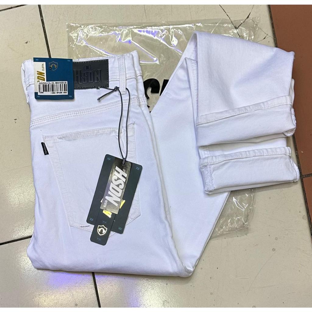 Celana jeans pria distro HASDHANE biru tua / celana jeans pria model terbaru / celana pria terbaru /