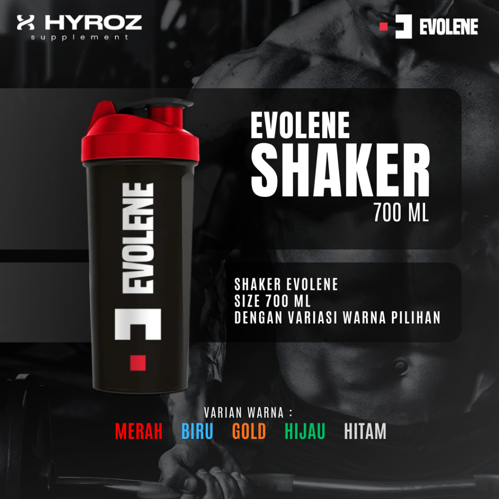 EVOLENE : SHAKER Evolene Plastik 700ml