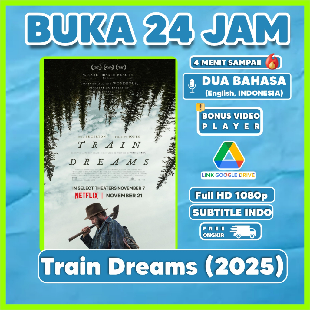 Train Dreams (2026) Dub Indo 1080p+ Full Hd Film Aksi marvel avengers Film action Film dub indo