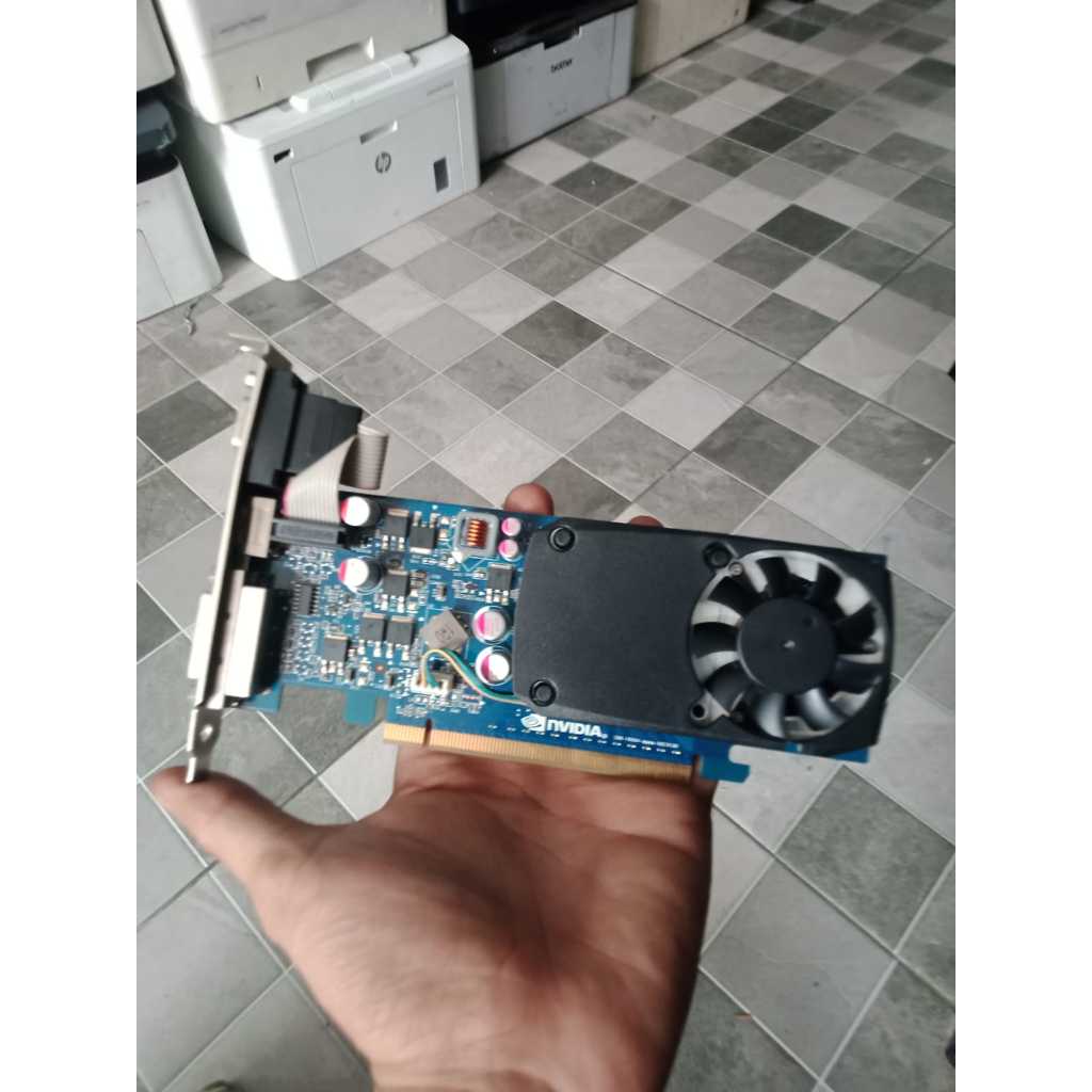 VGA CARD NVIDIA GEFORCE GT 220 1 GB DDR 3 128 BIT - SECOND GARANSI 1 BULAN