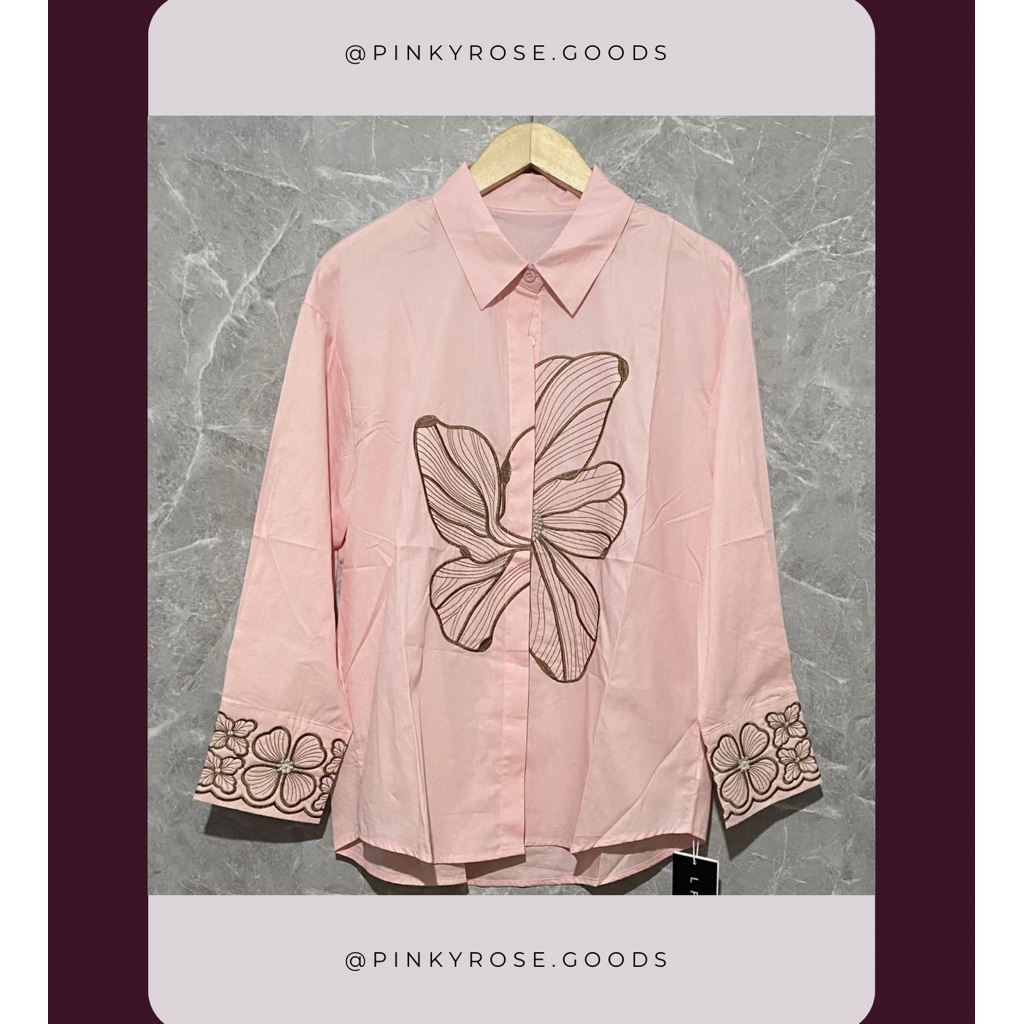 ATASAN WANITA LFY KATUN BORDIR KATUN RENDA PREMIUM LFY FASHION WANITA