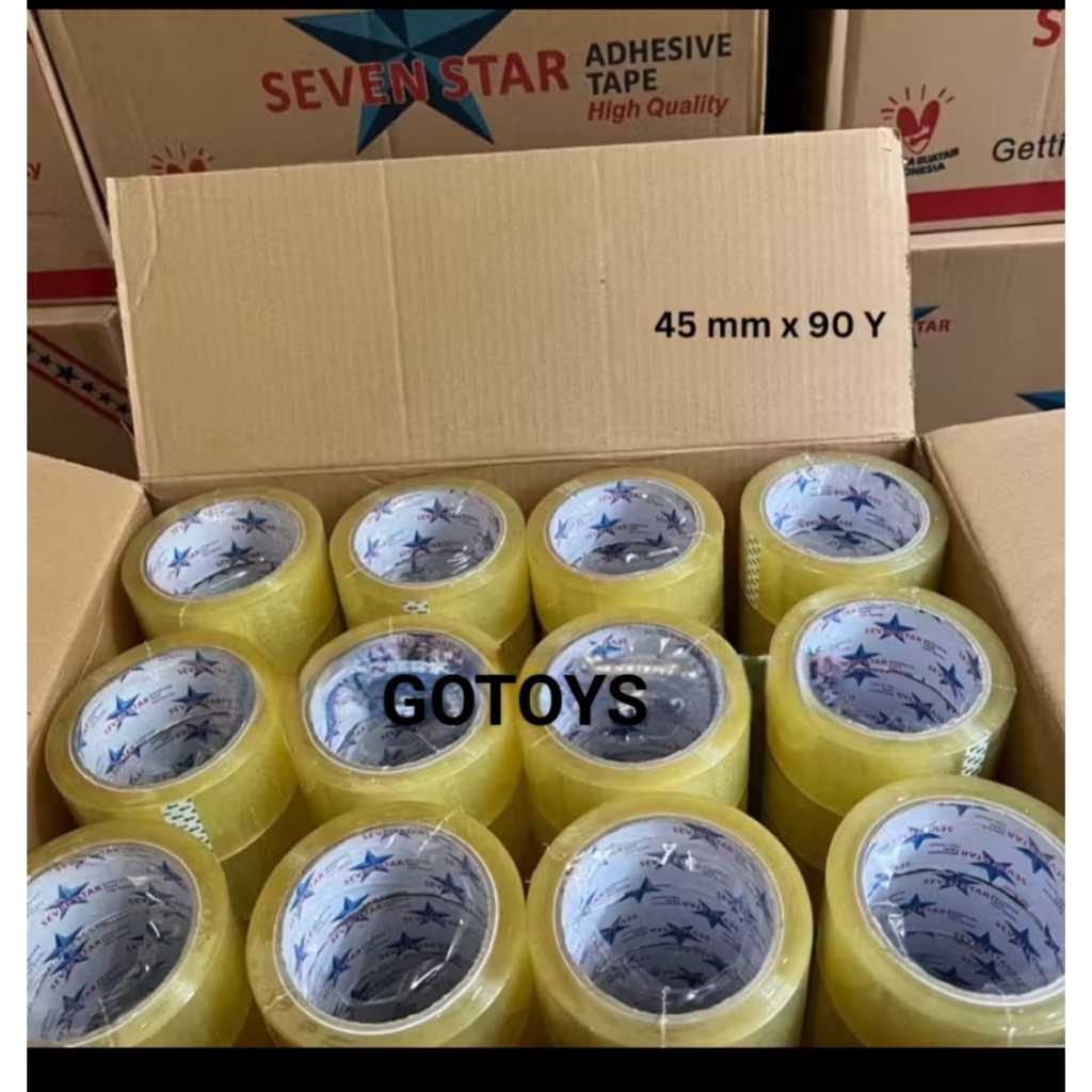 GOGO TOYS - (KOLIAN) LAKBAN BENING COKLAT 1 DUS 90Y KARTONAN KOLIAN