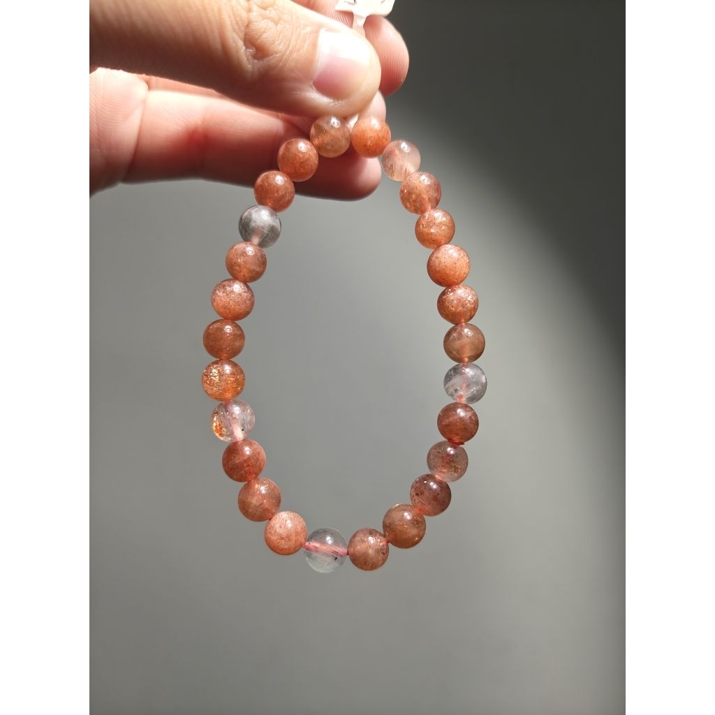 Gelang Arusha Sunstone 7mm Natural Stone – Sunstone Bracelet