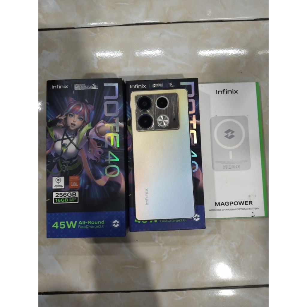 Infinix Note 40 8/256 second fullset
