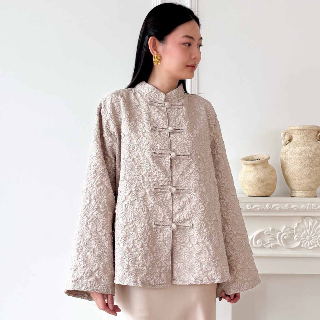 Roselle Cheongsam Blouse / Formee Outfit / Cheongsam Top / Cheongsam Blouse / Blouse Cheongsam / Ata