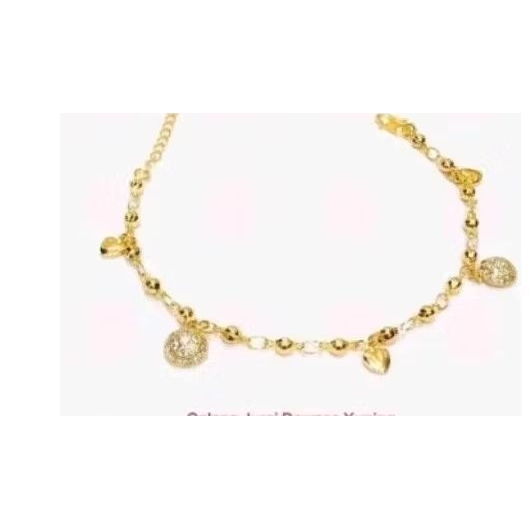 gelang rantai lapis emas