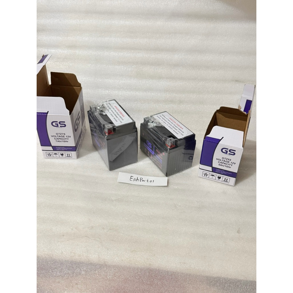 Aki GS GTZ5S aki kering GTZ7S 12V