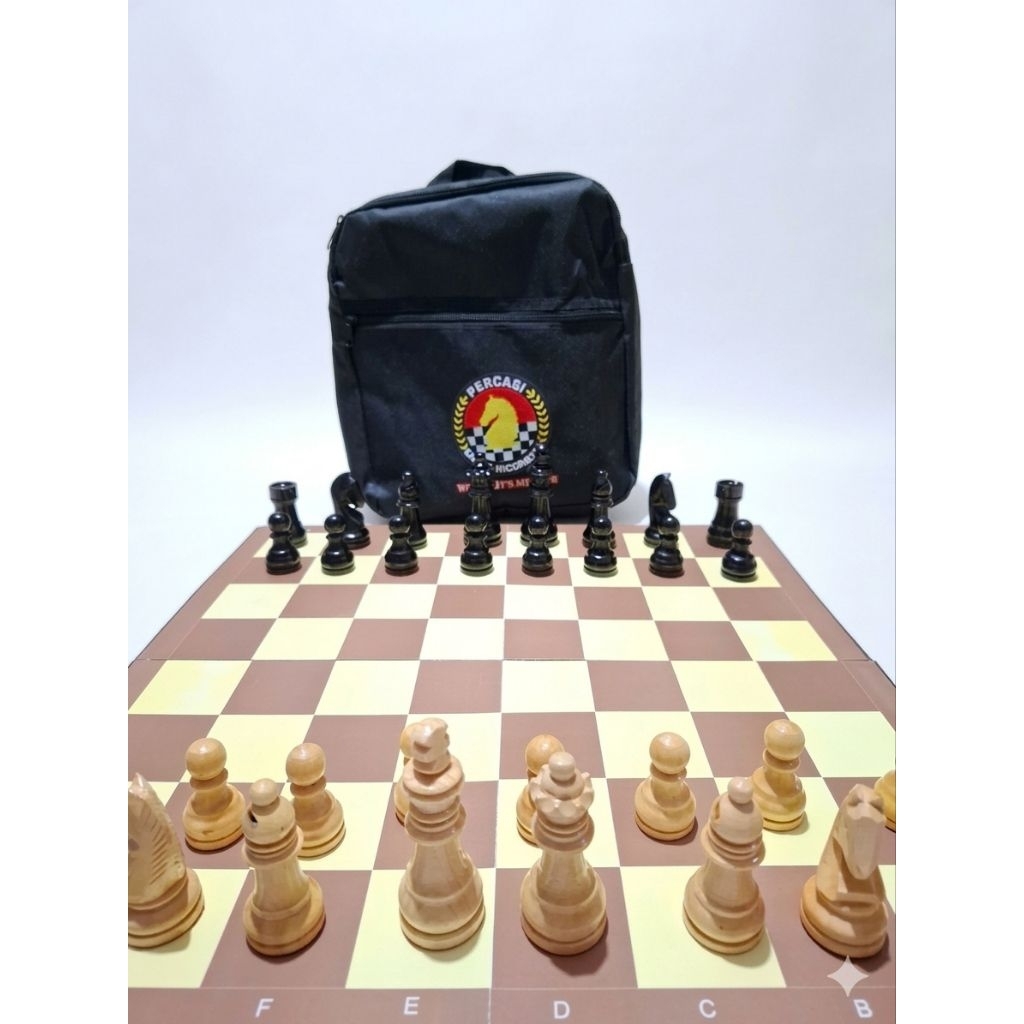 Catur PERCASI / Catur Lipat Percasi Kayu 50cm