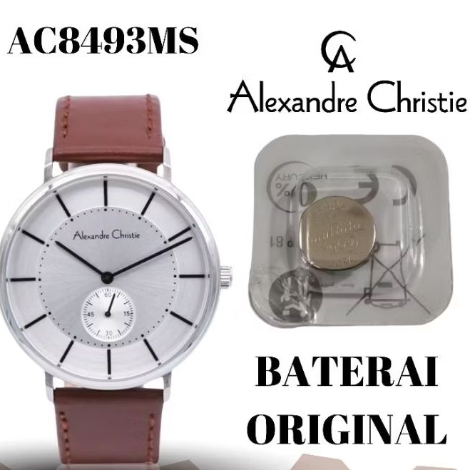 Baterai jam ALEXANDRE christie original AC8493MS