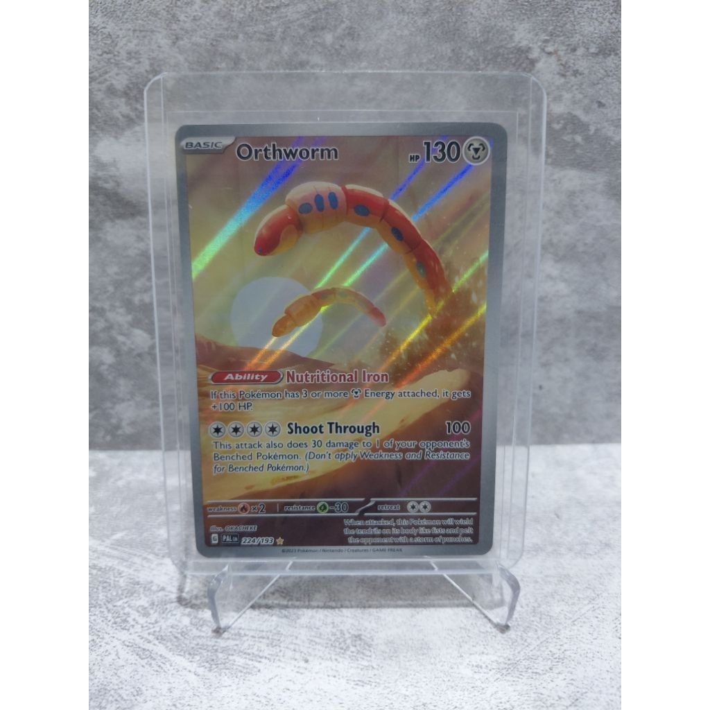 Orthworm 224/193 IR Pokemon TCG Paldea Evolved Original