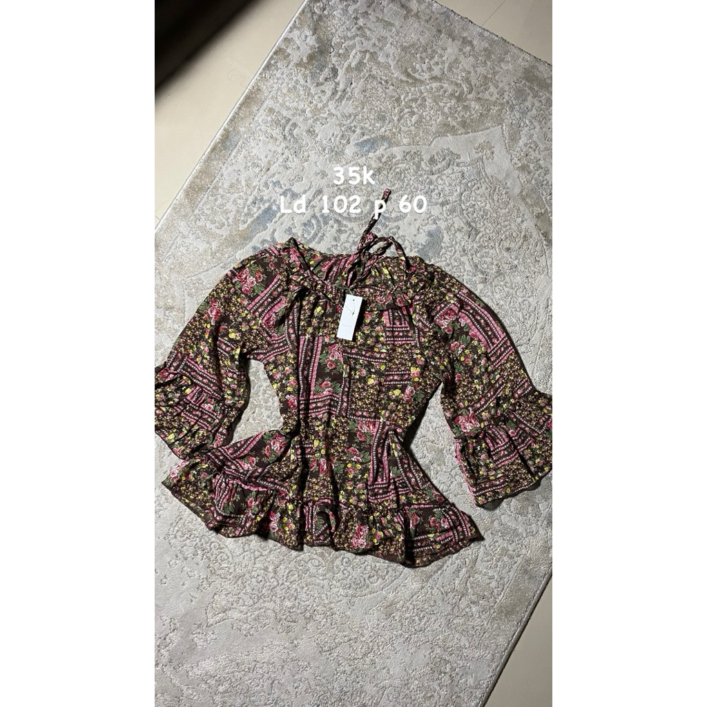 blouse sifon atasan wanita