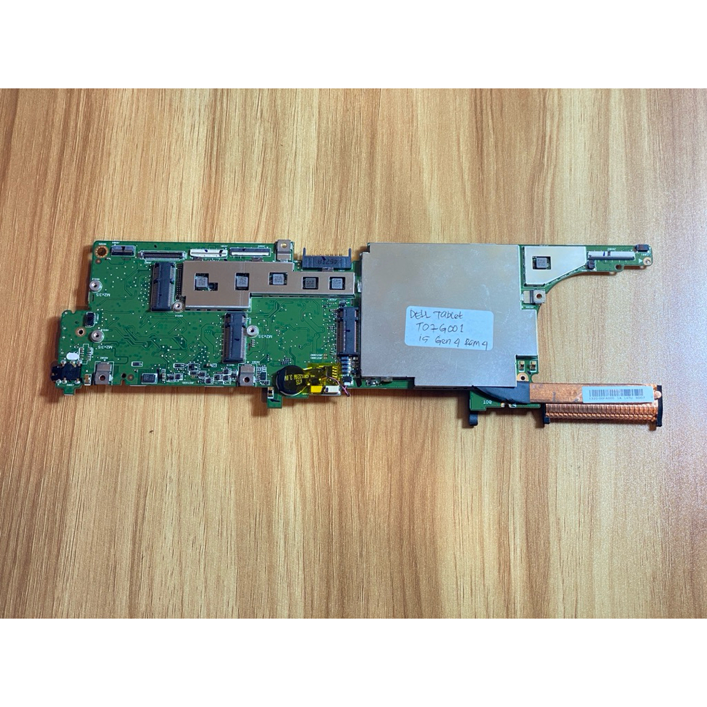 Mobo Mesin Laptop Dell Tablet T07G001 Core I5 Gen 4 Ram 4Gb Original Normal